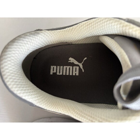 Puma Iconic Suede Women’s Work Size 9.5 Gray Composite Toe Safety Shoes Sneakers - Picture 5 of 11